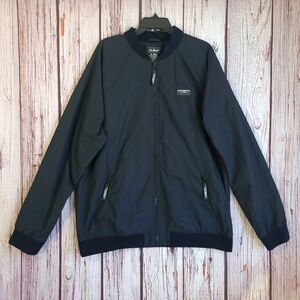 L.L. Bean Black Full Zip Mens XL Tall Bomber Jacket 3-Season Softshell